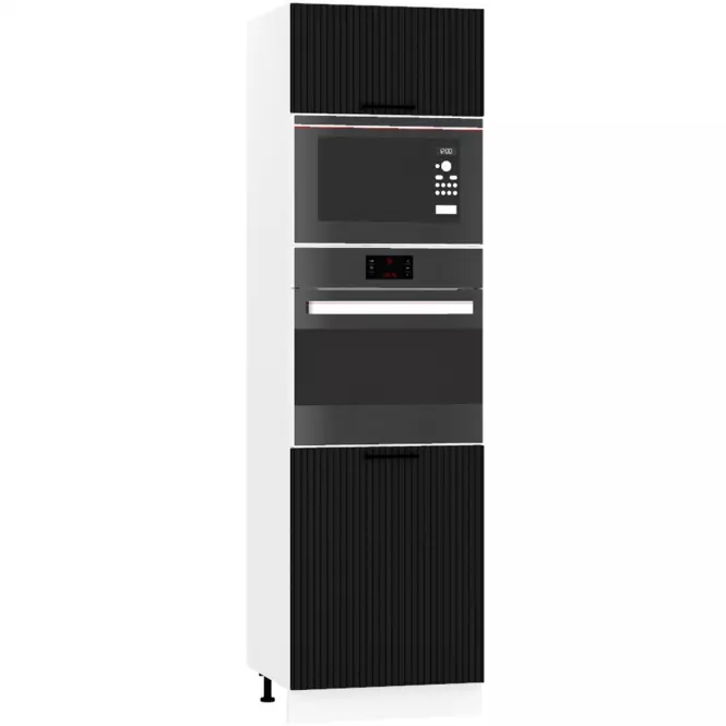 Skrinka do kuchyne  Kate d60pk mv 2133 pl čierna puntík