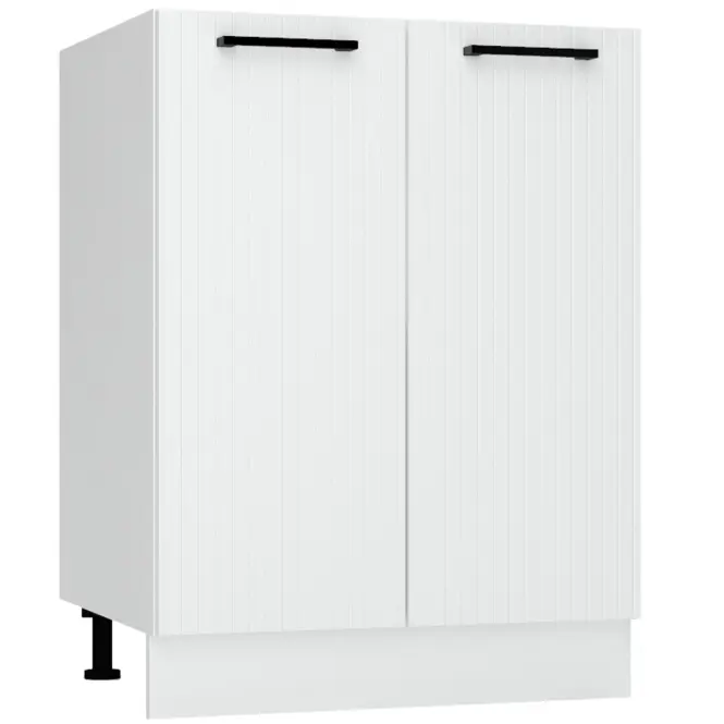 Skrinka do kuchyne  Kate d60 biely hrášok