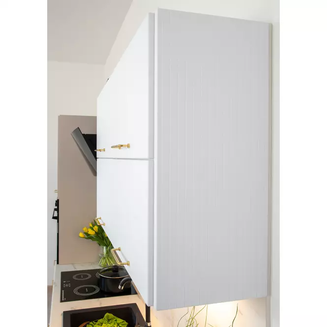 Skrinka do kuchyne  Kate d60pc s/2 zasl biela puntík