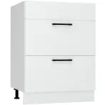 Skrinka do kuchyne  Kate d60pc s/2 zasl biely hrášok