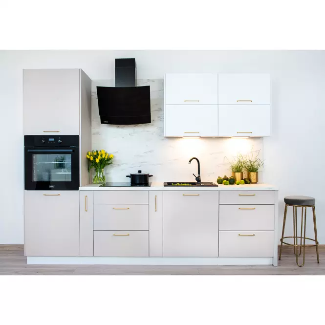 Skrinka do kuchyne  Kate d60pk 2133 pl biela puntík