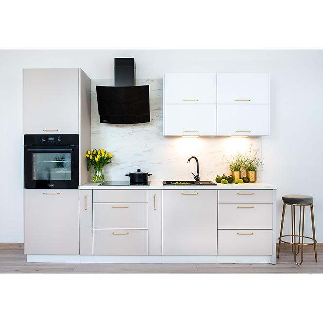 Skrinka do kuchyne  Kate d60pk mv 2133 pl biela puntík