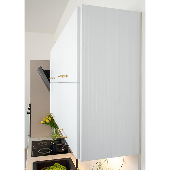 Skrinka do kuchyne  Kate d60pk mv 2133 pl biela puntík