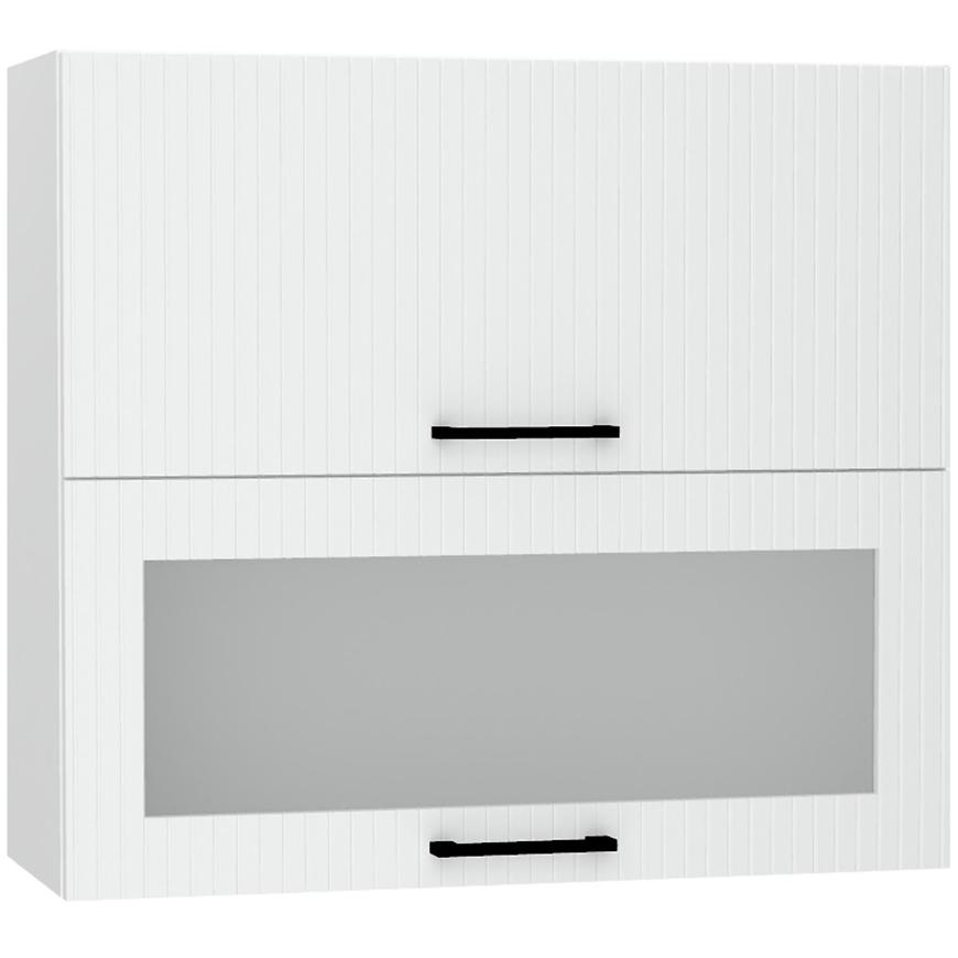 Skrinka do kuchyne Kate w80grf/2 sd biela puntík