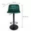 Barová stolička Joker Green/Black,3