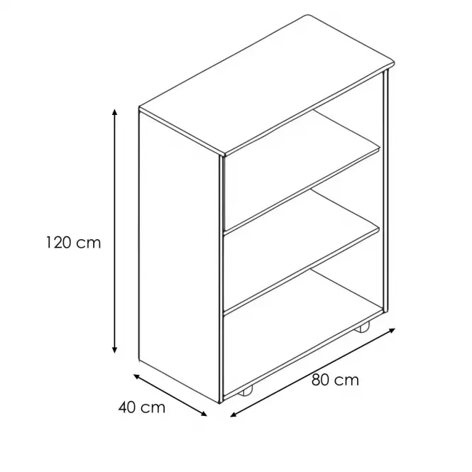 Regál Idea 80x40x1201,3