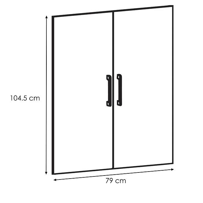 Sada 2 ks dverí Idea 79x104,5x1,8