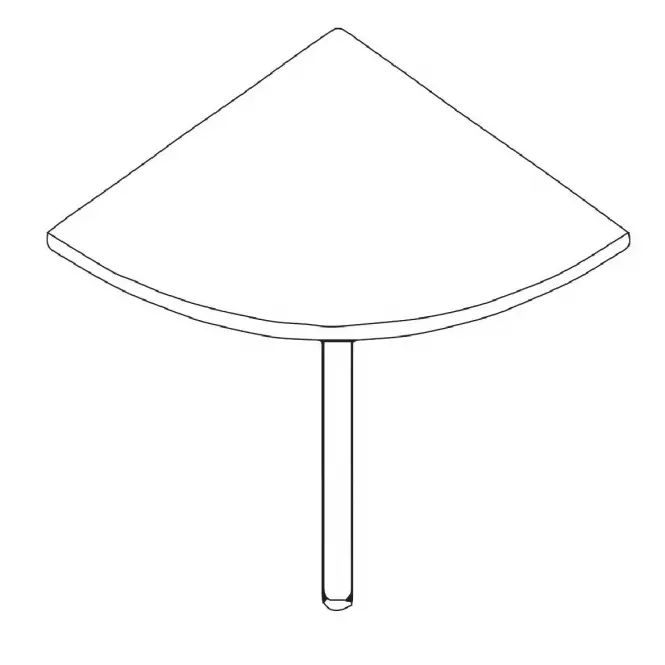 Písací stôl Idea Nbarożne 70x70x75 Alabama