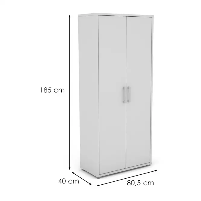 Skriňa Torino 80,5x40x185 biela,2