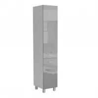 Kuchynská skrinka Lucjan 40DK 2F 2100 LUX šedá