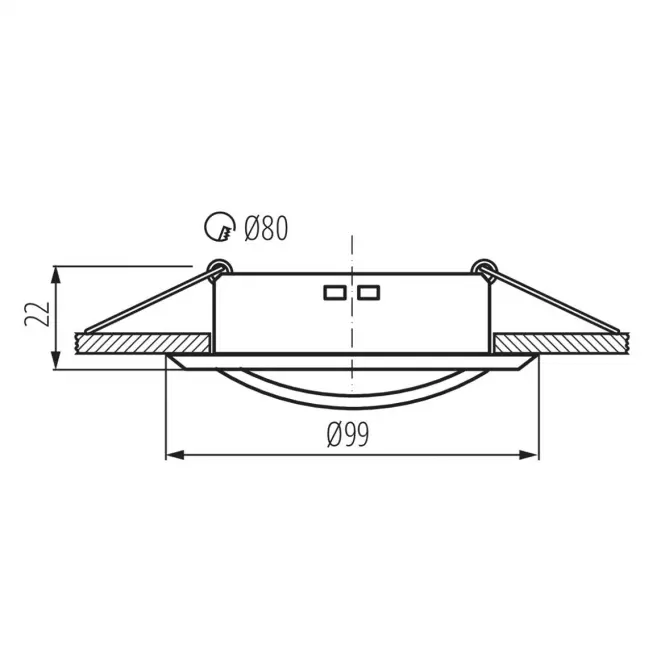 Svietidlo ALOR DTO-B 26796 čierne okrúhle,3