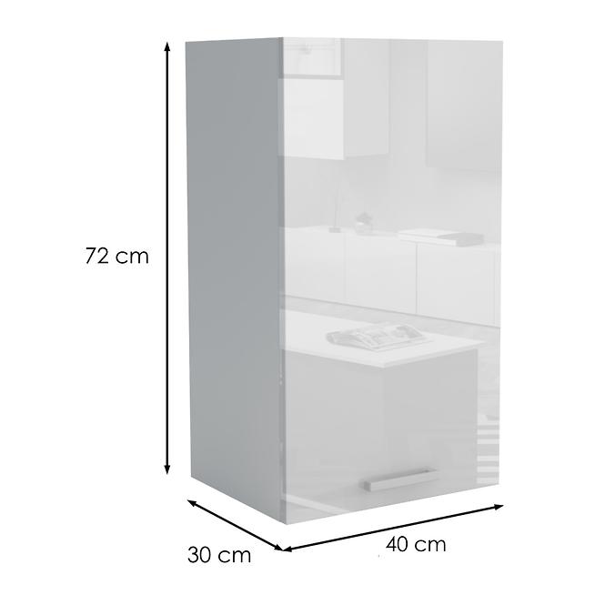 Kuchynská skrinka G1F 40 V-72 LUX biela