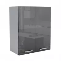 Kuchynská skrinka 60G 2F V72 LUX čierna
