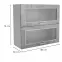 Kuchynská skrinka 80G 20W LUX šedá,2