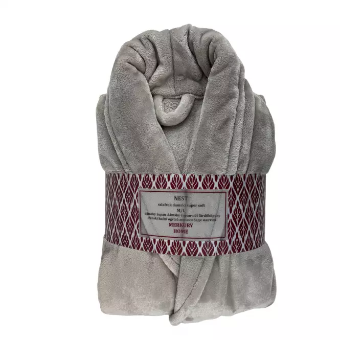 Župan Nest Super Soft svetlosivý M Merkury Home