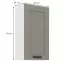 Kuchynská skrinka Luna claygrey/biela 50G-90 1F,2