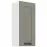 Kuchynská skrinka Luna claygrey/biela 40G-90 1F