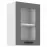 Kuchynská skrinka Luna dustgrey/biela 40GS-72 1F