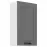 Kuchynská skrinka Luna dustgrey/biela 50G-90 1F