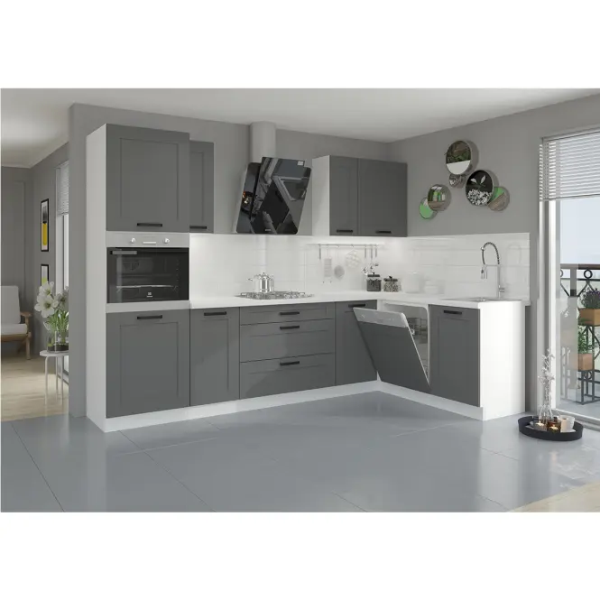 Kuchynská skrinka Luna dustgrey/biela 45G-90 1F,6