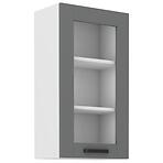 Kuchynská skrinka Luna dustgrey/biela 40GS-90 1F