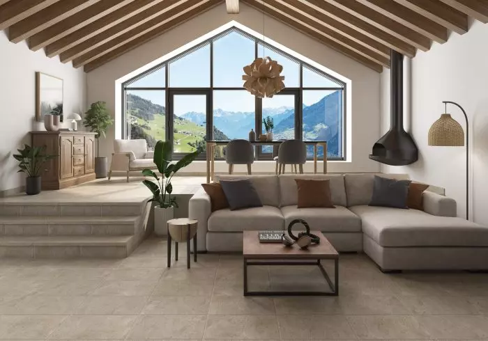 Sokel schodiskový Zanquin Tatra Beige ľavý 906157 39/20