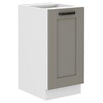 Kuchynská skrinka Luna claygrey/biela 40D 1F BB
