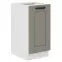 Kuchynská skrinka Luna claygrey/biela 40D 1F BB