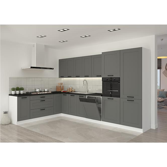 Kuchynská skrinka Luna dustgrey/biela 60D 1F BB