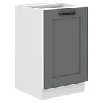 Kuchynská skrinka Luna dustgrey/biela 50ZL 1F BB
