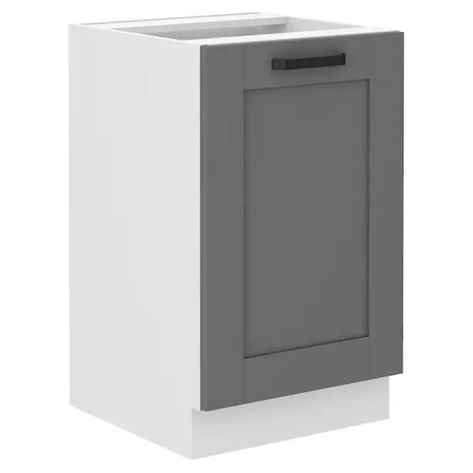 Kuchynská skrinka Luna dustgrey/biela 50ZL 1F BB