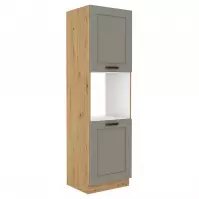 Kuchynská skrinka Luna claygrey/artisan 60DP-210 2F
