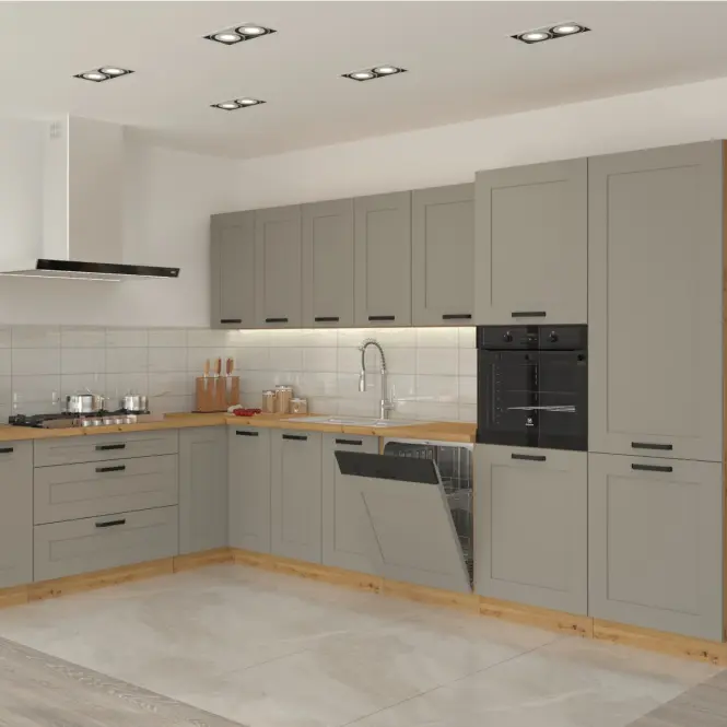 Kuchynská skrinka Luna claygrey/artisan 60LO-210 2F,8