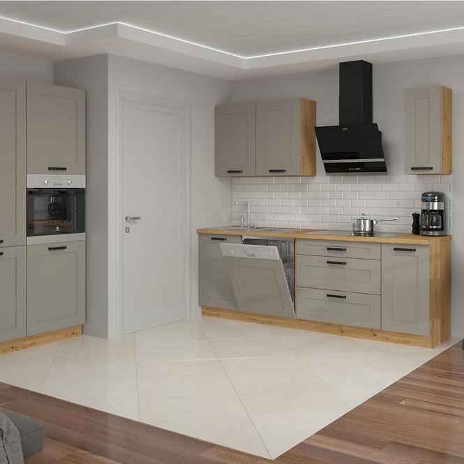 Kuchynská skrinka Luna claygrey/artisan 60DMP-210 2F
