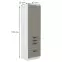 Kuchynská skrinka Luna claygrey/biela 60DKS-210 3S 1F,2