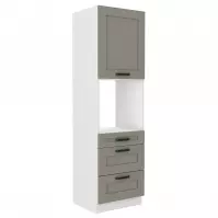 Kuchynská skrinka Luna claygrey/biela 60DPS-210 3S 1F
