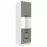 Kuchynská skrinka Luna claygrey/biela 60DPS-210 3S 1F