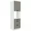 Kuchynská skrinka Luna claygrey/biela 60DPS-210 3S 1F