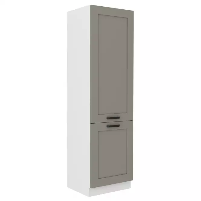Kuchynská skrinka Luna claygrey/biela 60LO-210 2F