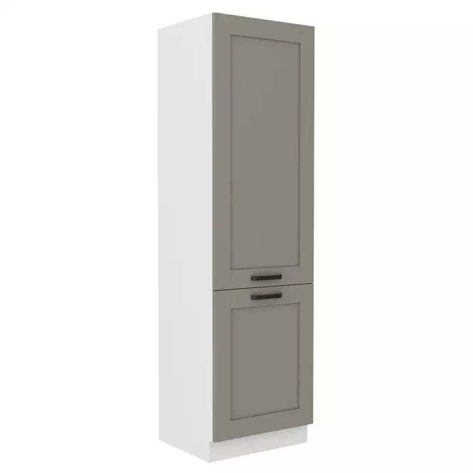 Kuchynská skrinka Luna claygrey/biela 60DK-210 2F