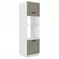 Kuchynská skrinka Luna claygrey/biela 60DMP-210 2F