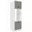 Kuchynská skrinka Luna claygrey/biela 60DMP-210 2F