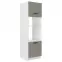 Kuchynská skrinka Luna claygrey/biela 60DMP-210 2F