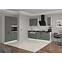 Kuchynská skrinka Luna dustgrey/biela 60DKS-210 3S 1F,3