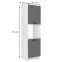 Kuchynská skrinka Luna dustgrey/biela 60DP-210 2F,2