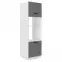 Kuchynská skrinka Luna dustgrey/biela 60DMP-210 2F