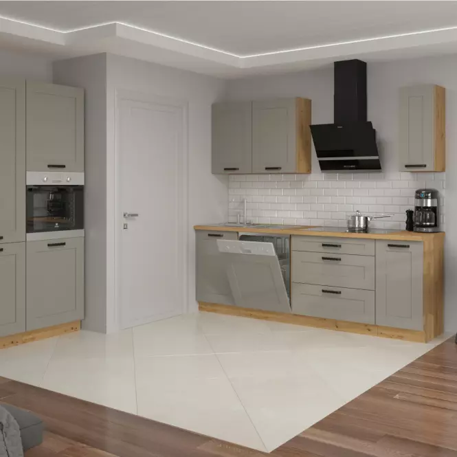 Dvierka na umývačku Luna claygrey/artisan 570x596