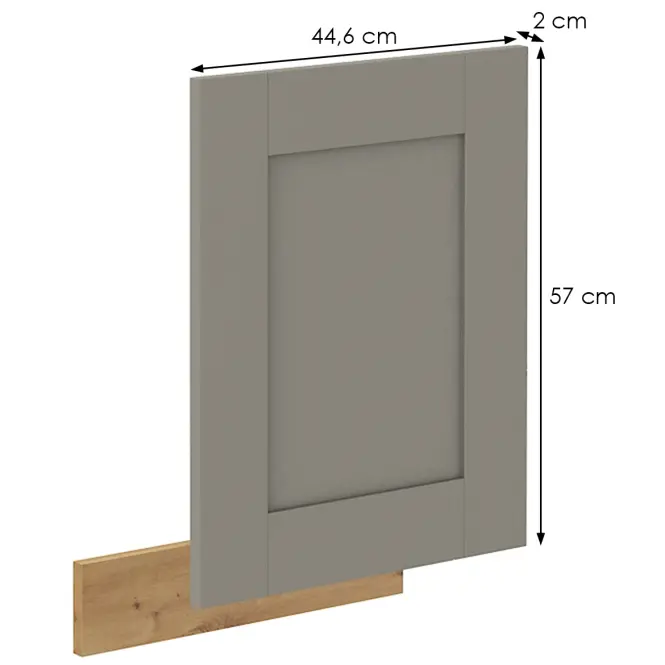 Dvierka na umývačku Luna claygrey/artisan 570x446,2