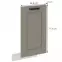 Dvierka na umývačku Luna claygrey/biela 713x446,2