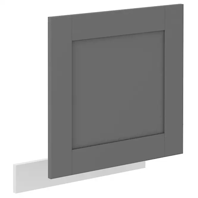 Dvierka na umývačku Luna dustgrey/biela 570x596